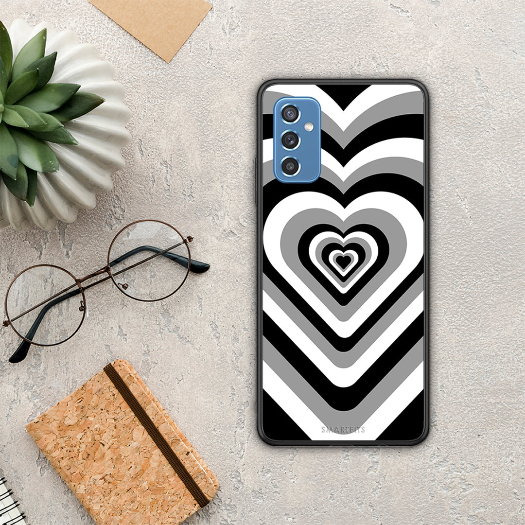 Black Hearts - Samsung Galaxy M52 5G θήκη
