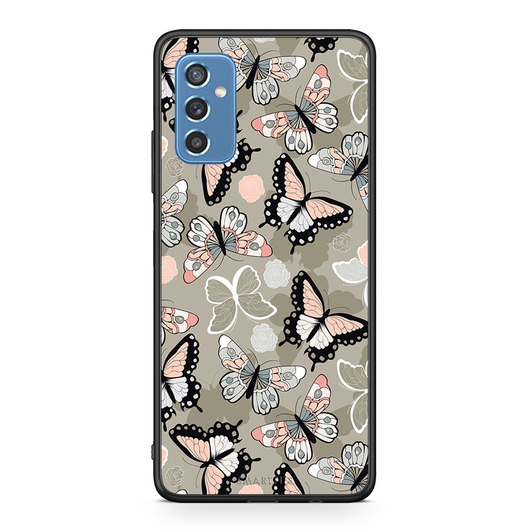 135 - Samsung M52 5G Butterflies Boho case, cover, bumper