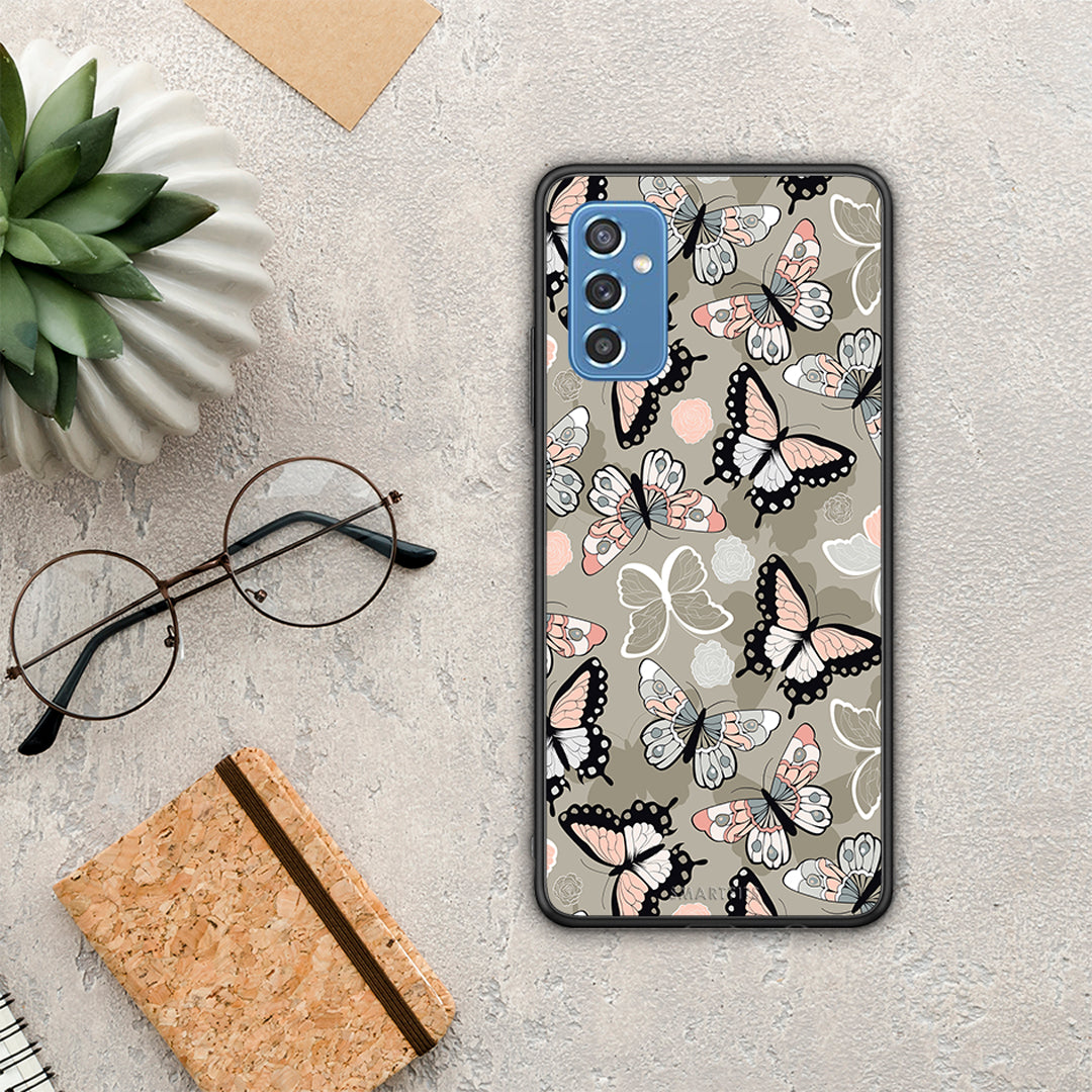 Boho Butterflies - Samsung Galaxy M52 5G θήκη