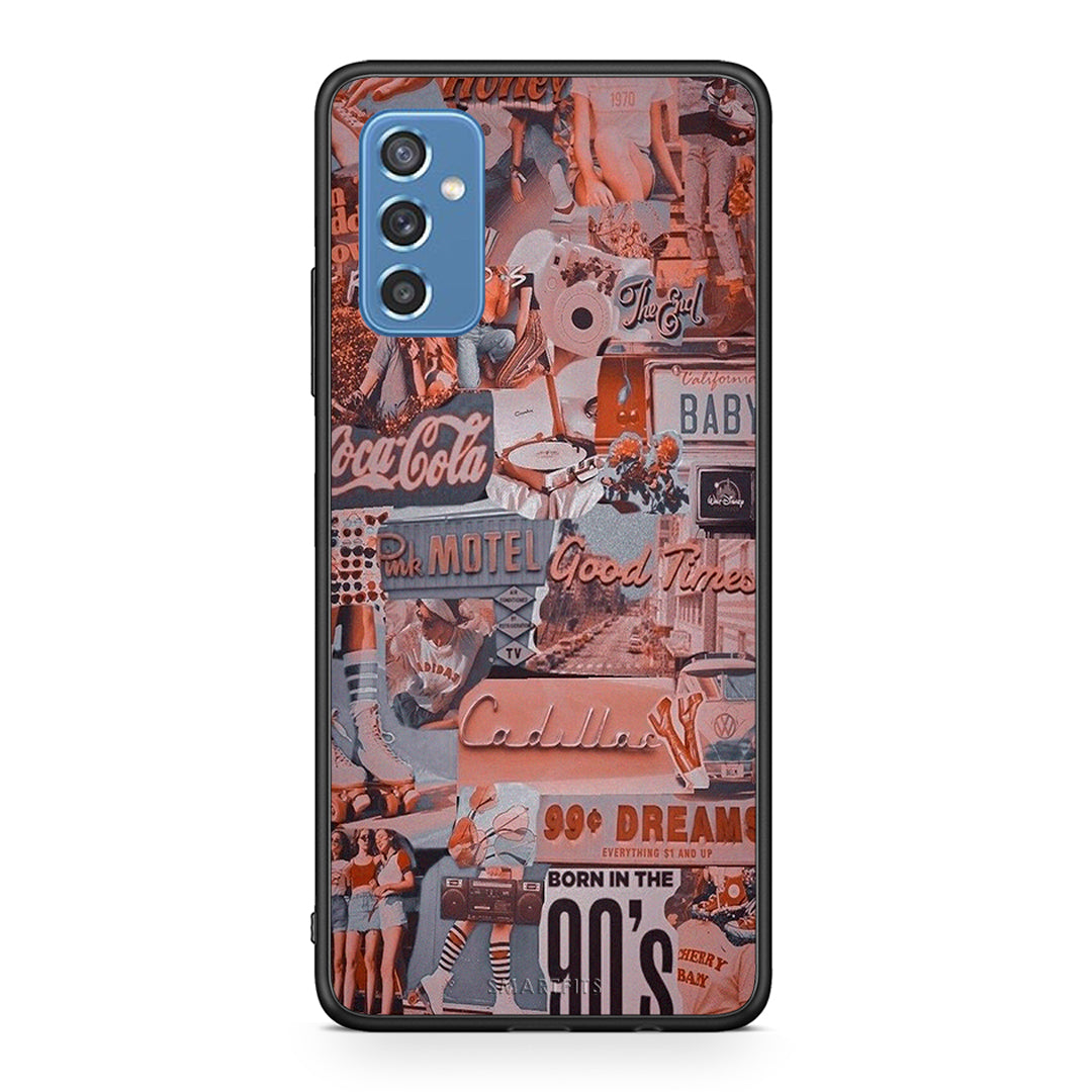 Samsung M52 5G Born In 90s θήκη από τη Smartfits με σχέδιο στο πίσω μέρος και μαύρο περίβλημα | Smartphone case with colorful back and black bezels by Smartfits