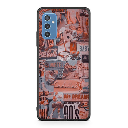 Samsung M52 5G Born In 90s θήκη από τη Smartfits με σχέδιο στο πίσω μέρος και μαύρο περίβλημα | Smartphone case with colorful back and black bezels by Smartfits