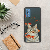 Thumbnail for Cat Goldfish - Samsung Galaxy M52 5G θήκη