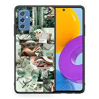 Thumbnail for Θήκη Αγίου Βαλεντίνου Samsung M52 5G Collage Dude από τη Smartfits με σχέδιο στο πίσω μέρος και μαύρο περίβλημα | Samsung M52 5G Collage Dude case with colorful back and black bezels