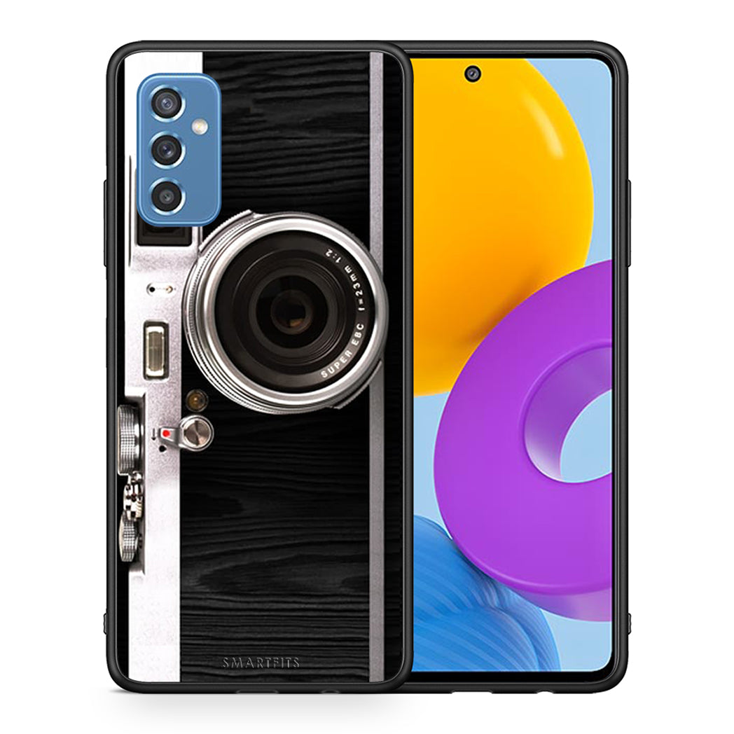 Θήκη Samsung M52 5G Emily In Paris από τη Smartfits με σχέδιο στο πίσω μέρος και μαύρο περίβλημα | Samsung M52 5G Emily In Paris case with colorful back and black bezels