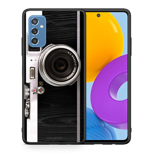 Θήκη Samsung M52 5G Emily In Paris από τη Smartfits με σχέδιο στο πίσω μέρος και μαύρο περίβλημα | Samsung M52 5G Emily In Paris case with colorful back and black bezels