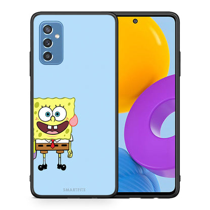 Θήκη Samsung M52 5G Friends Bob από τη Smartfits με σχέδιο στο πίσω μέρος και μαύρο περίβλημα | Samsung M52 5G Friends Bob case with colorful back and black bezels