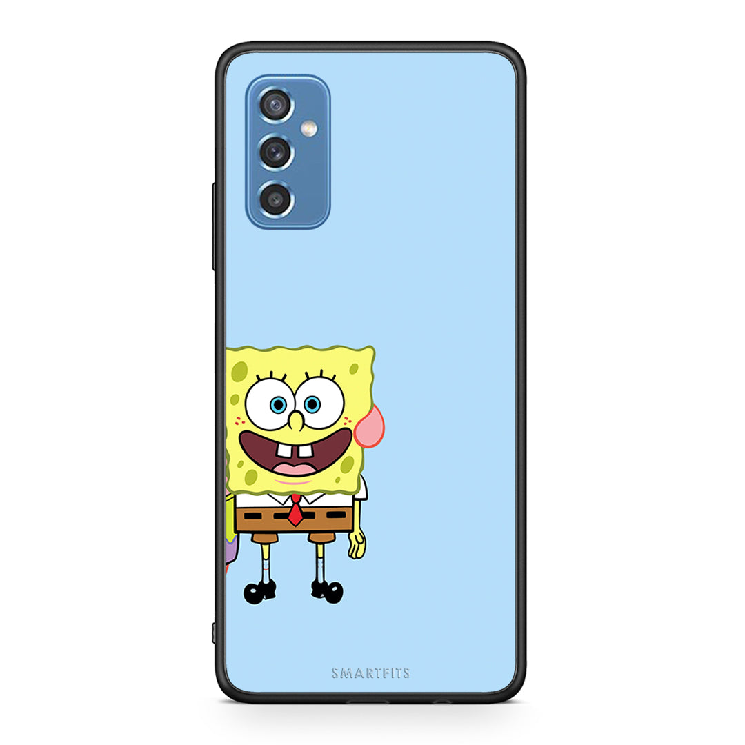 Samsung M52 5G Friends Bob θήκη από τη Smartfits με σχέδιο στο πίσω μέρος και μαύρο περίβλημα | Smartphone case with colorful back and black bezels by Smartfits
