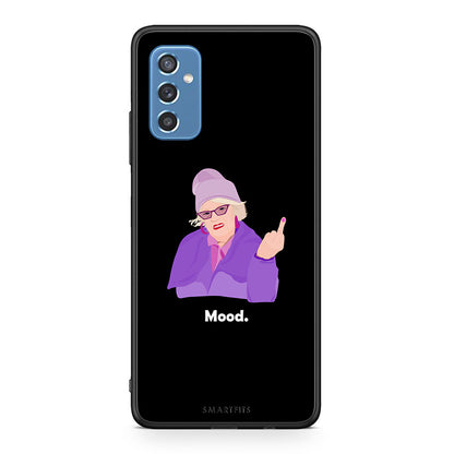 Samsung M52 5G Grandma Mood Black θήκη από τη Smartfits με σχέδιο στο πίσω μέρος και μαύρο περίβλημα | Smartphone case with colorful back and black bezels by Smartfits