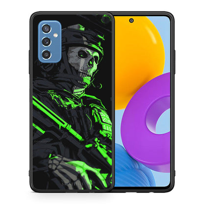 Θήκη Αγίου Βαλεντίνου Samsung M52 5G Green Soldier από τη Smartfits με σχέδιο στο πίσω μέρος και μαύρο περίβλημα | Samsung M52 5G Green Soldier case with colorful back and black bezels