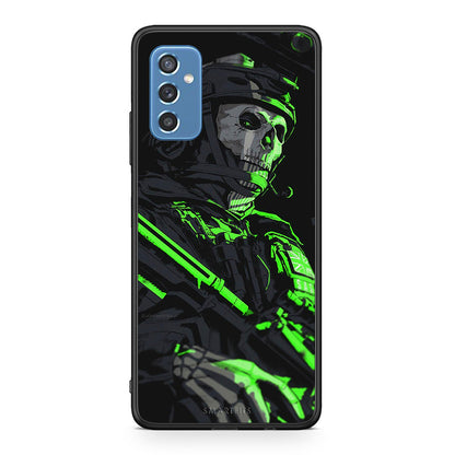 Samsung M52 5G Green Soldier Θήκη Αγίου Βαλεντίνου από τη Smartfits με σχέδιο στο πίσω μέρος και μαύρο περίβλημα | Smartphone case with colorful back and black bezels by Smartfits