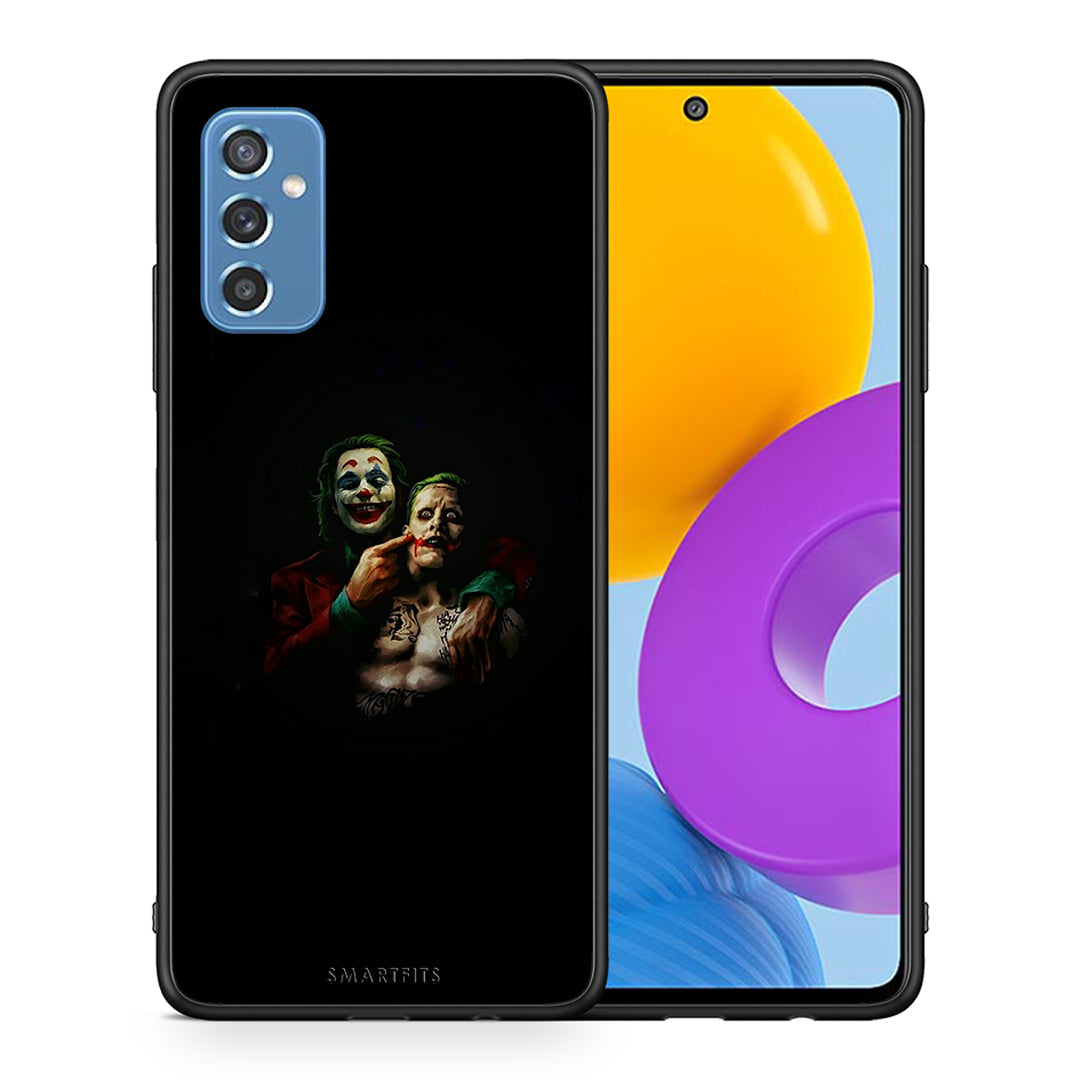 Θήκη Samsung M52 5G Clown Hero από τη Smartfits με σχέδιο στο πίσω μέρος και μαύρο περίβλημα | Samsung M52 5G Clown Hero case with colorful back and black bezels