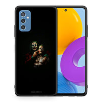 Thumbnail for Θήκη Samsung M52 5G Clown Hero από τη Smartfits με σχέδιο στο πίσω μέρος και μαύρο περίβλημα | Samsung M52 5G Clown Hero case with colorful back and black bezels