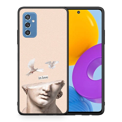 Θήκη Samsung M52 5G In Love από τη Smartfits με σχέδιο στο πίσω μέρος και μαύρο περίβλημα | Samsung M52 5G In Love case with colorful back and black bezels