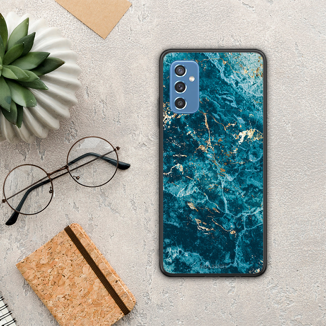 Marble Blue - Samsung Galaxy M52 5G θήκη