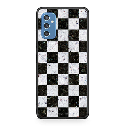 4 - Samsung M52 5G Square Geometric Marble case, cover, bumper