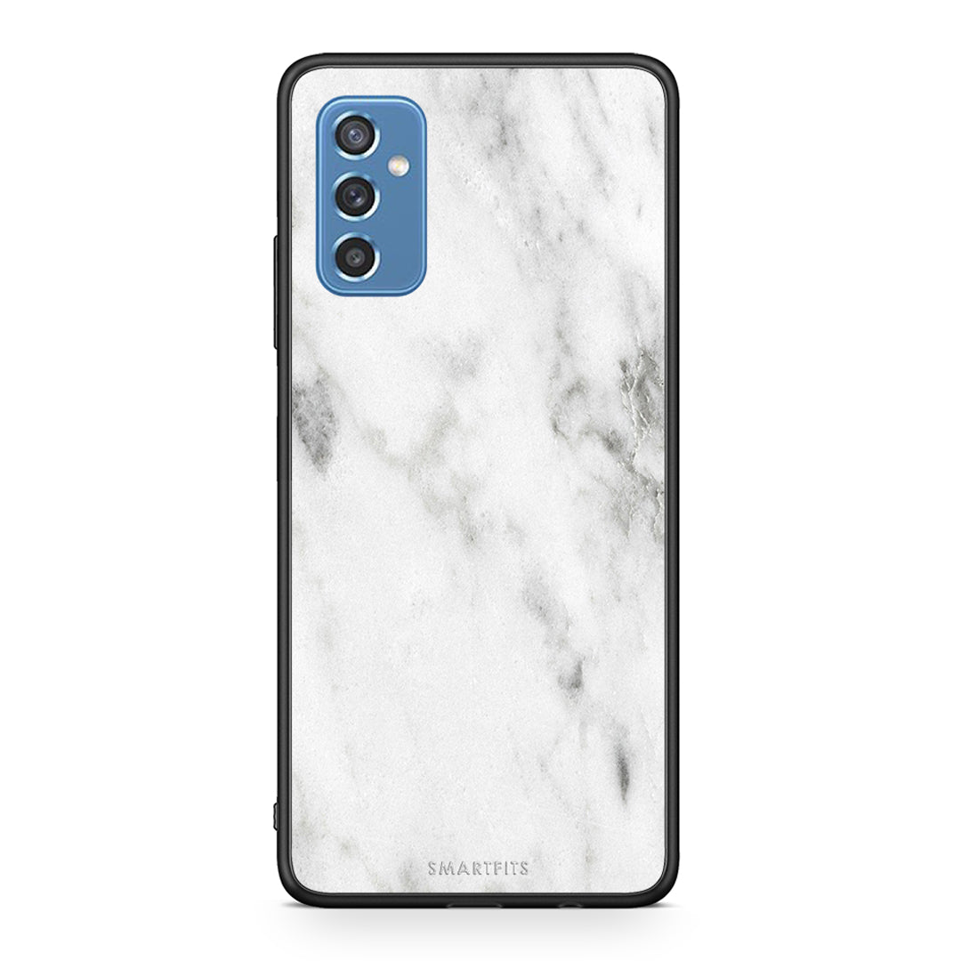 2 - Samsung M52 5G White marble case, cover, bumper
