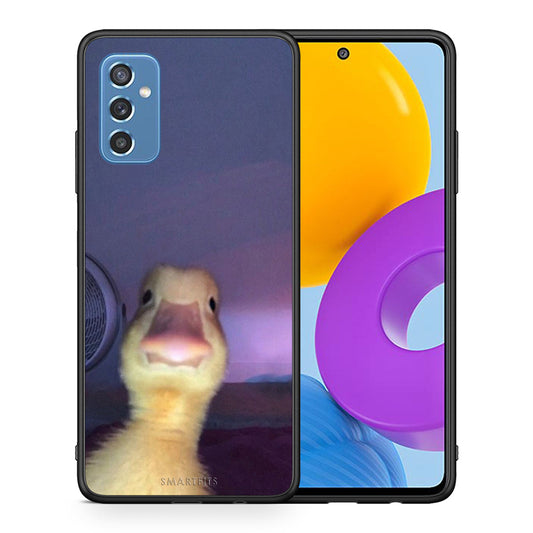 Θήκη Samsung M52 5G Meme Duck από τη Smartfits με σχέδιο στο πίσω μέρος και μαύρο περίβλημα | Samsung M52 5G Meme Duck case with colorful back and black bezels