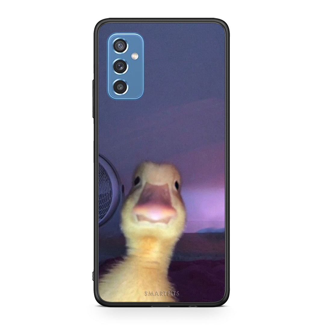 Samsung M52 5G Meme Duck θήκη από τη Smartfits με σχέδιο στο πίσω μέρος και μαύρο περίβλημα | Smartphone case with colorful back and black bezels by Smartfits