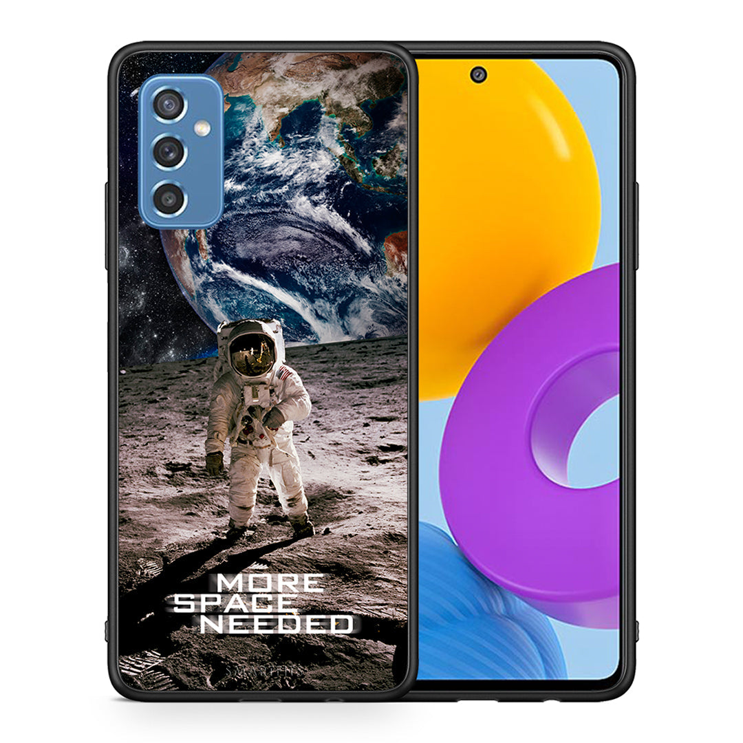 Θήκη Samsung M52 5G More Space από τη Smartfits με σχέδιο στο πίσω μέρος και μαύρο περίβλημα | Samsung M52 5G More Space case with colorful back and black bezels