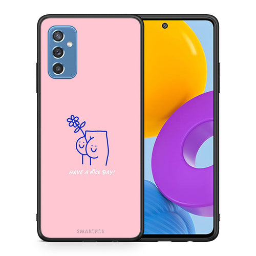 Θήκη Samsung M52 5G Nice Day από τη Smartfits με σχέδιο στο πίσω μέρος και μαύρο περίβλημα | Samsung M52 5G Nice Day case with colorful back and black bezels
