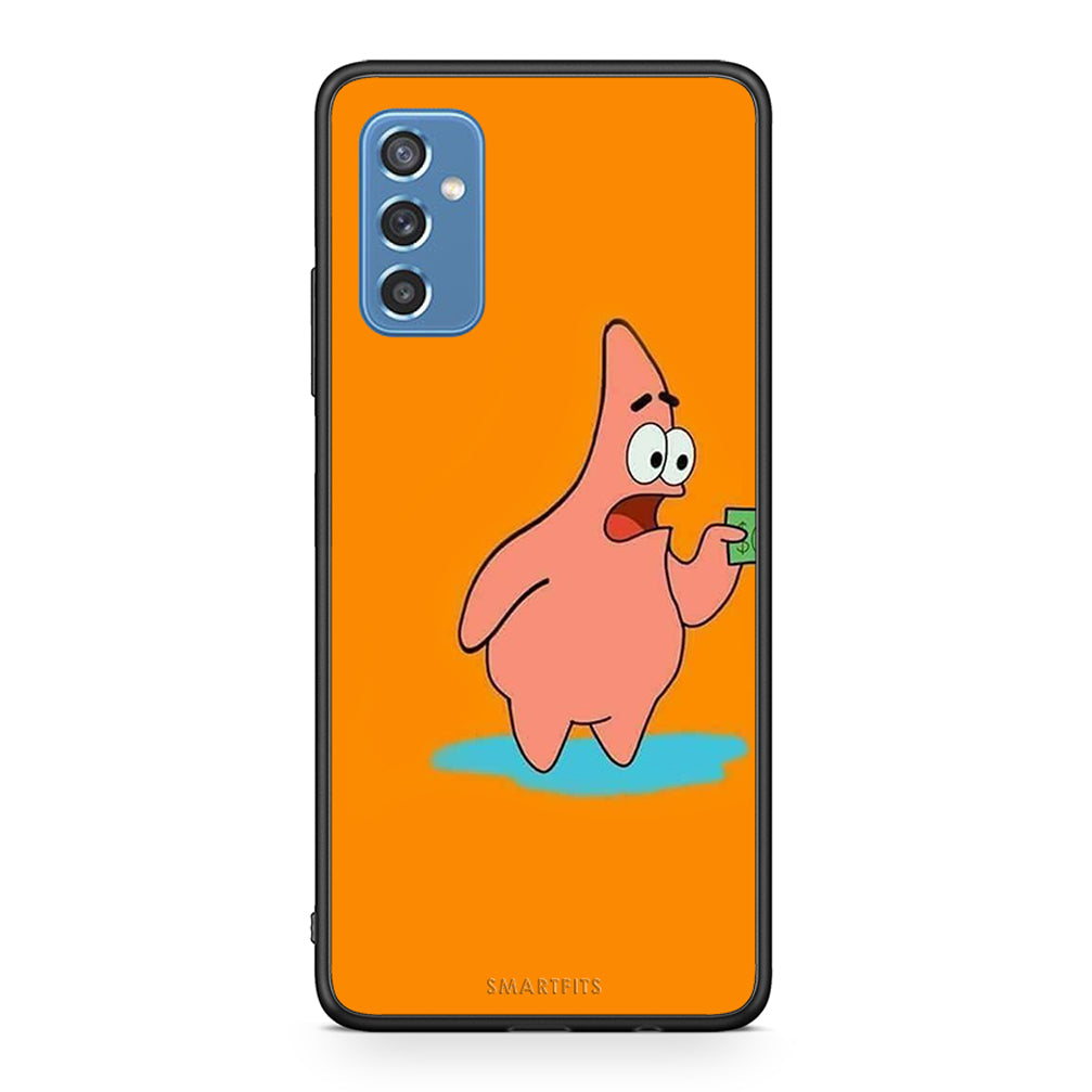 Samsung M52 5G No Money 1 Θήκη Αγίου Βαλεντίνου από τη Smartfits με σχέδιο στο πίσω μέρος και μαύρο περίβλημα | Smartphone case with colorful back and black bezels by Smartfits