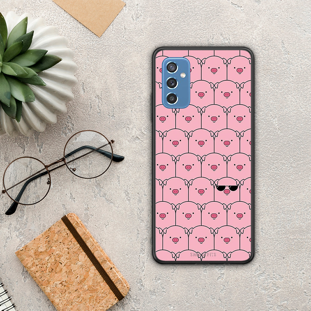 Pig Glasses - Samsung Galaxy M52 5G θήκη