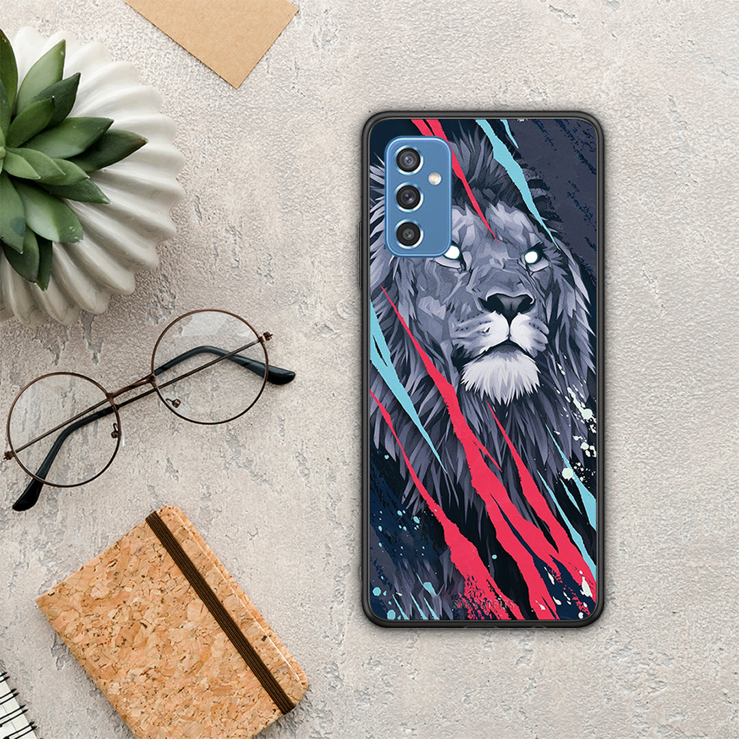 PopArt Lion Designer - Samsung Galaxy M52 5G θήκη