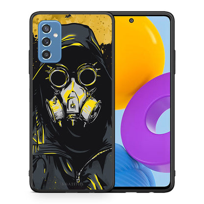 Θήκη Samsung M52 5G Mask PopArt από τη Smartfits με σχέδιο στο πίσω μέρος και μαύρο περίβλημα | Samsung M52 5G Mask PopArt case with colorful back and black bezels