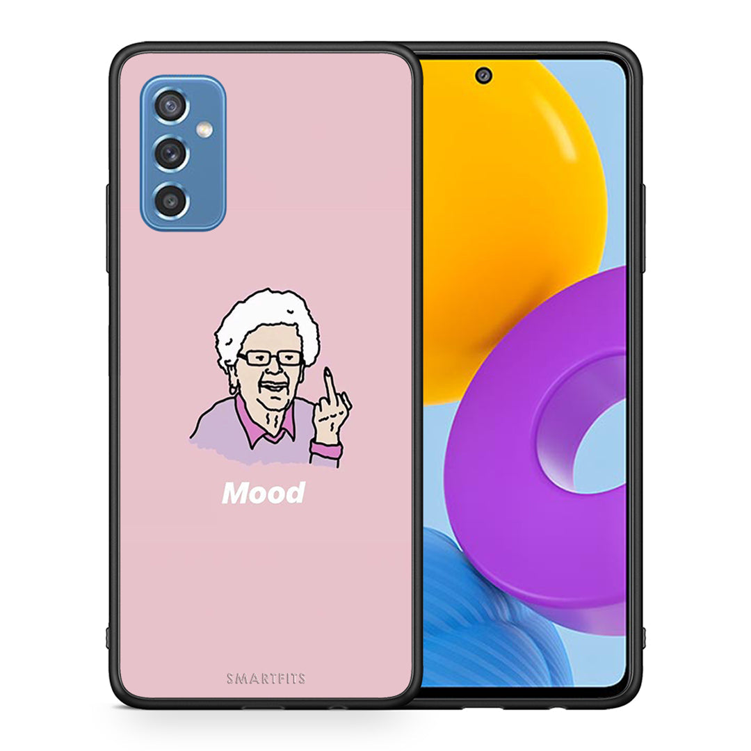 Θήκη Samsung M52 5G Mood PopArt από τη Smartfits με σχέδιο στο πίσω μέρος και μαύρο περίβλημα | Samsung M52 5G Mood PopArt case with colorful back and black bezels