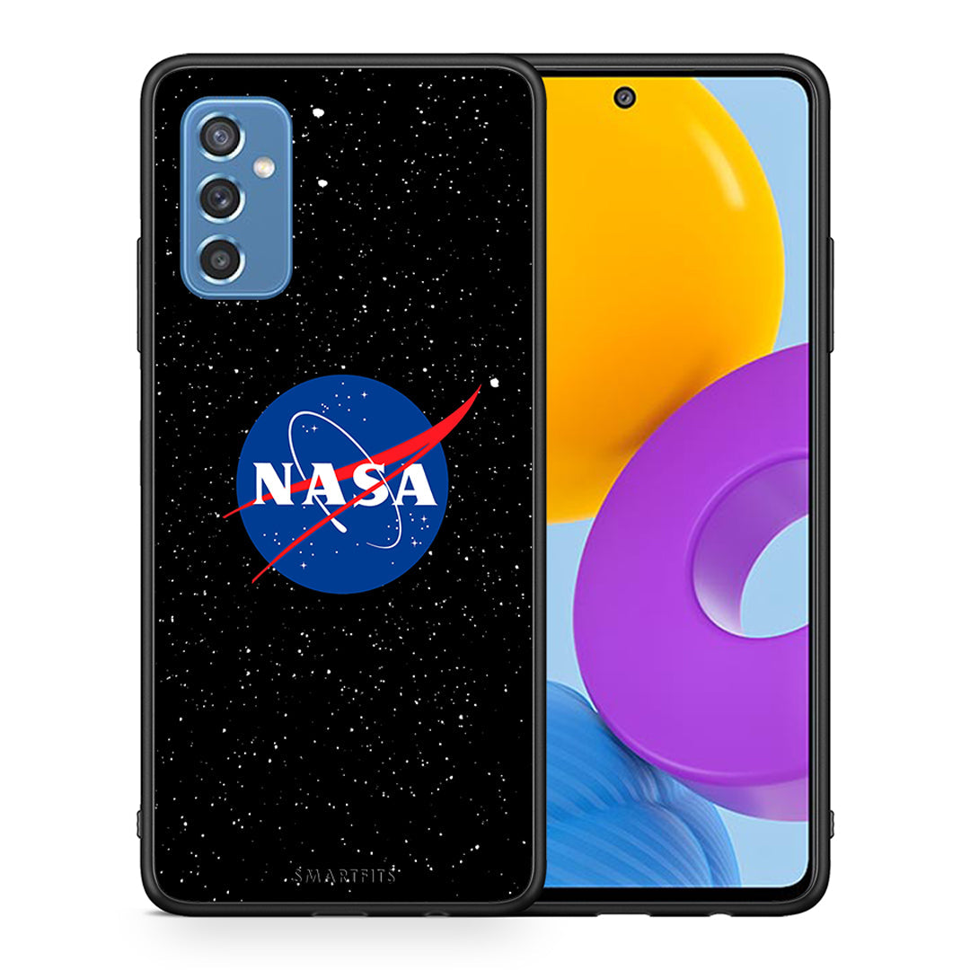 Θήκη Samsung M52 5G NASA PopArt από τη Smartfits με σχέδιο στο πίσω μέρος και μαύρο περίβλημα | Samsung M52 5G NASA PopArt case with colorful back and black bezels