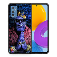 Thumbnail for Θήκη Samsung M52 5G Thanos PopArt από τη Smartfits με σχέδιο στο πίσω μέρος και μαύρο περίβλημα | Samsung M52 5G Thanos PopArt case with colorful back and black bezels