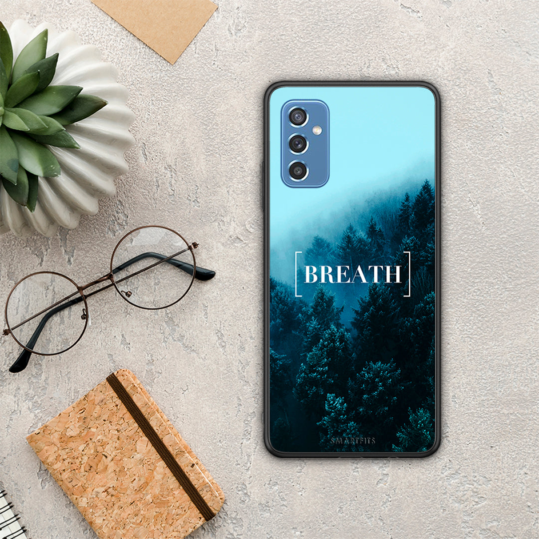 Quote Breath - Samsung Galaxy M52 5G θήκη