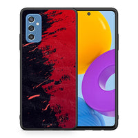 Thumbnail for Θήκη Αγίου Βαλεντίνου Samsung M52 5G Red Paint από τη Smartfits με σχέδιο στο πίσω μέρος και μαύρο περίβλημα | Samsung M52 5G Red Paint case with colorful back and black bezels