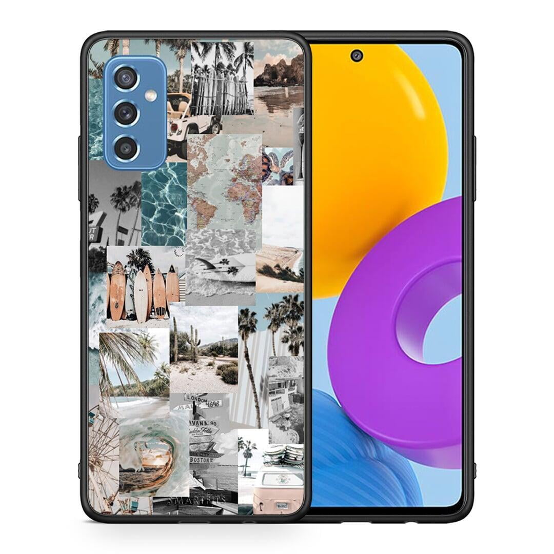 Θήκη Samsung M52 5G Retro Beach Life από τη Smartfits με σχέδιο στο πίσω μέρος και μαύρο περίβλημα | Samsung M52 5G Retro Beach Life case with colorful back and black bezels