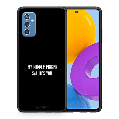 Θήκη Samsung M52 5G Salute από τη Smartfits με σχέδιο στο πίσω μέρος και μαύρο περίβλημα | Samsung M52 5G Salute case with colorful back and black bezels