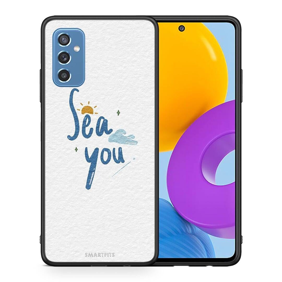 Θήκη Samsung M52 5G Sea You από τη Smartfits με σχέδιο στο πίσω μέρος και μαύρο περίβλημα | Samsung M52 5G Sea You case with colorful back and black bezels