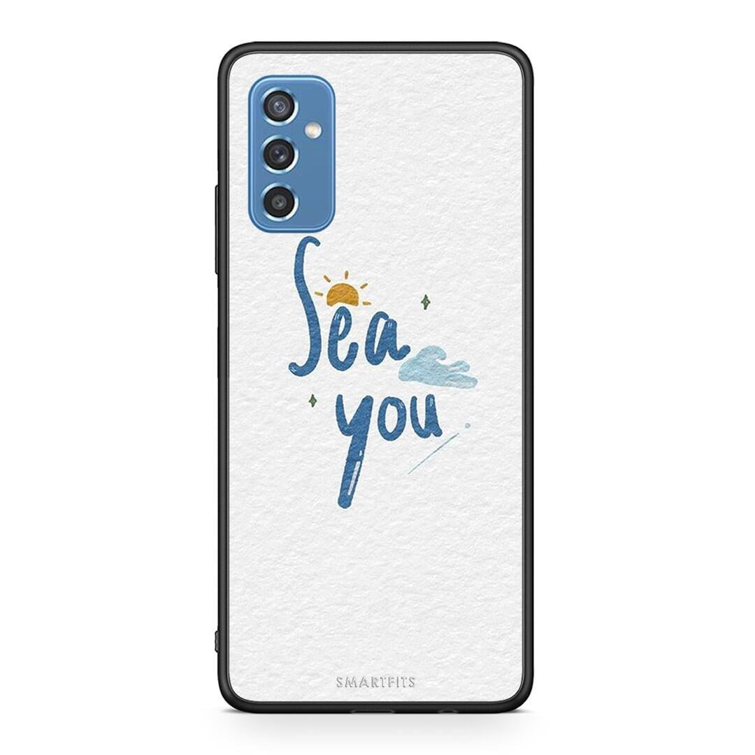 Samsung M52 5G Sea You Θήκη από τη Smartfits με σχέδιο στο πίσω μέρος και μαύρο περίβλημα | Smartphone case with colorful back and black bezels by Smartfits