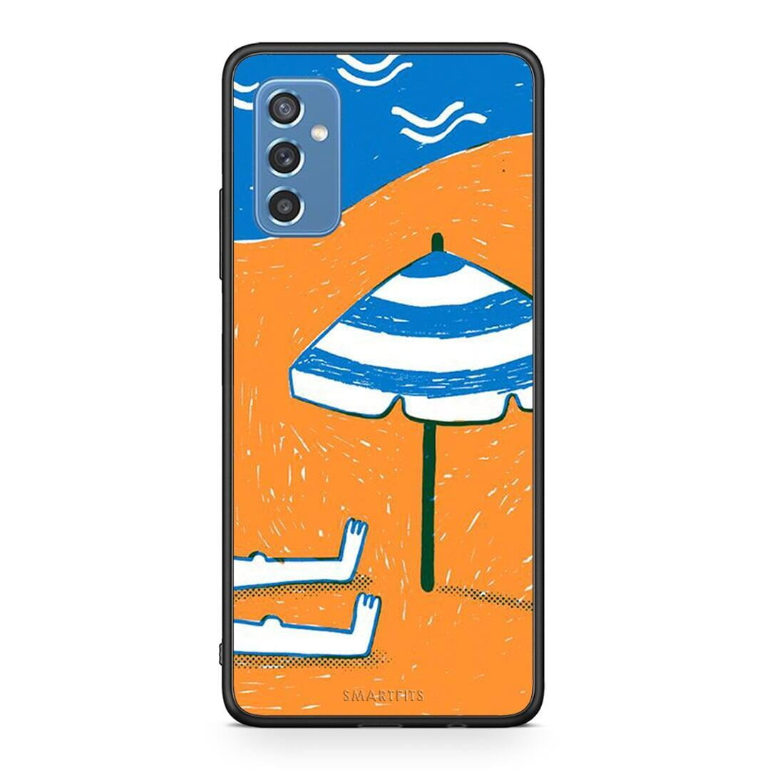 Samsung M52 5G Summering Θήκη από τη Smartfits με σχέδιο στο πίσω μέρος και μαύρο περίβλημα | Smartphone case with colorful back and black bezels by Smartfits