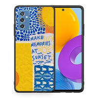 Thumbnail for Θήκη Samsung M52 5G Sunset Memories από τη Smartfits με σχέδιο στο πίσω μέρος και μαύρο περίβλημα | Samsung M52 5G Sunset Memories case with colorful back and black bezels