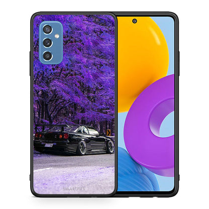 Θήκη Αγίου Βαλεντίνου Samsung M52 5G Super Car από τη Smartfits με σχέδιο στο πίσω μέρος και μαύρο περίβλημα | Samsung M52 5G Super Car case with colorful back and black bezels