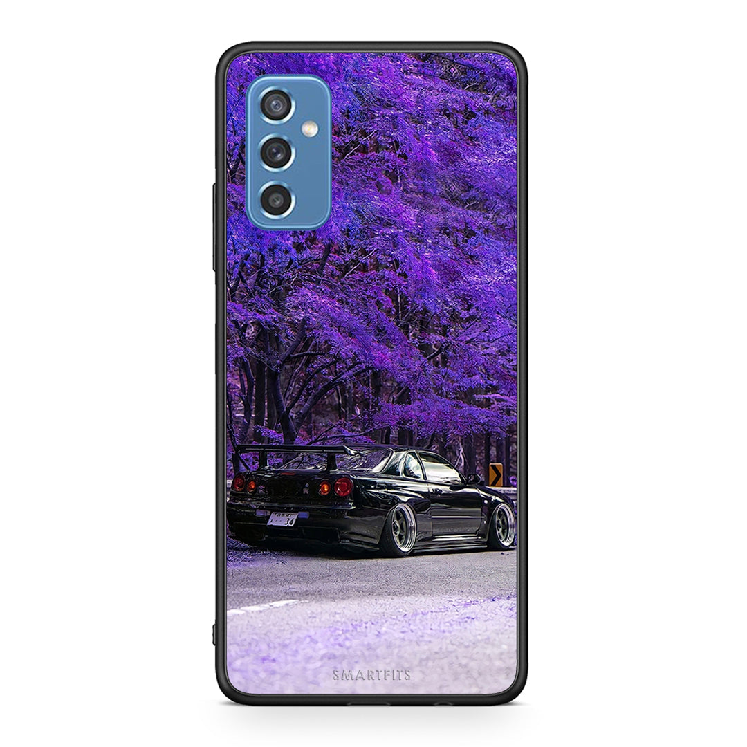 Samsung M52 5G Super Car Θήκη Αγίου Βαλεντίνου από τη Smartfits με σχέδιο στο πίσω μέρος και μαύρο περίβλημα | Smartphone case with colorful back and black bezels by Smartfits