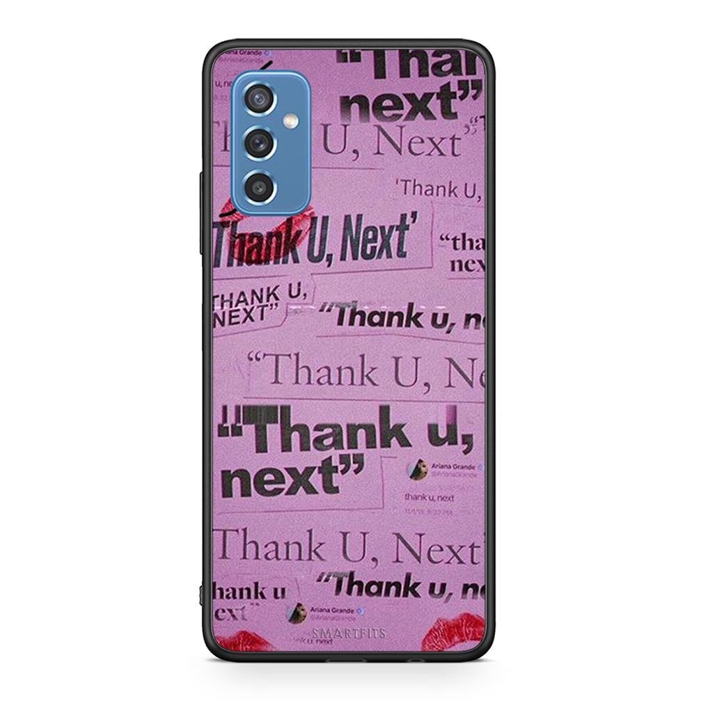 Samsung M52 5G Thank You Next Θήκη Αγίου Βαλεντίνου από τη Smartfits με σχέδιο στο πίσω μέρος και μαύρο περίβλημα | Smartphone case with colorful back and black bezels by Smartfits