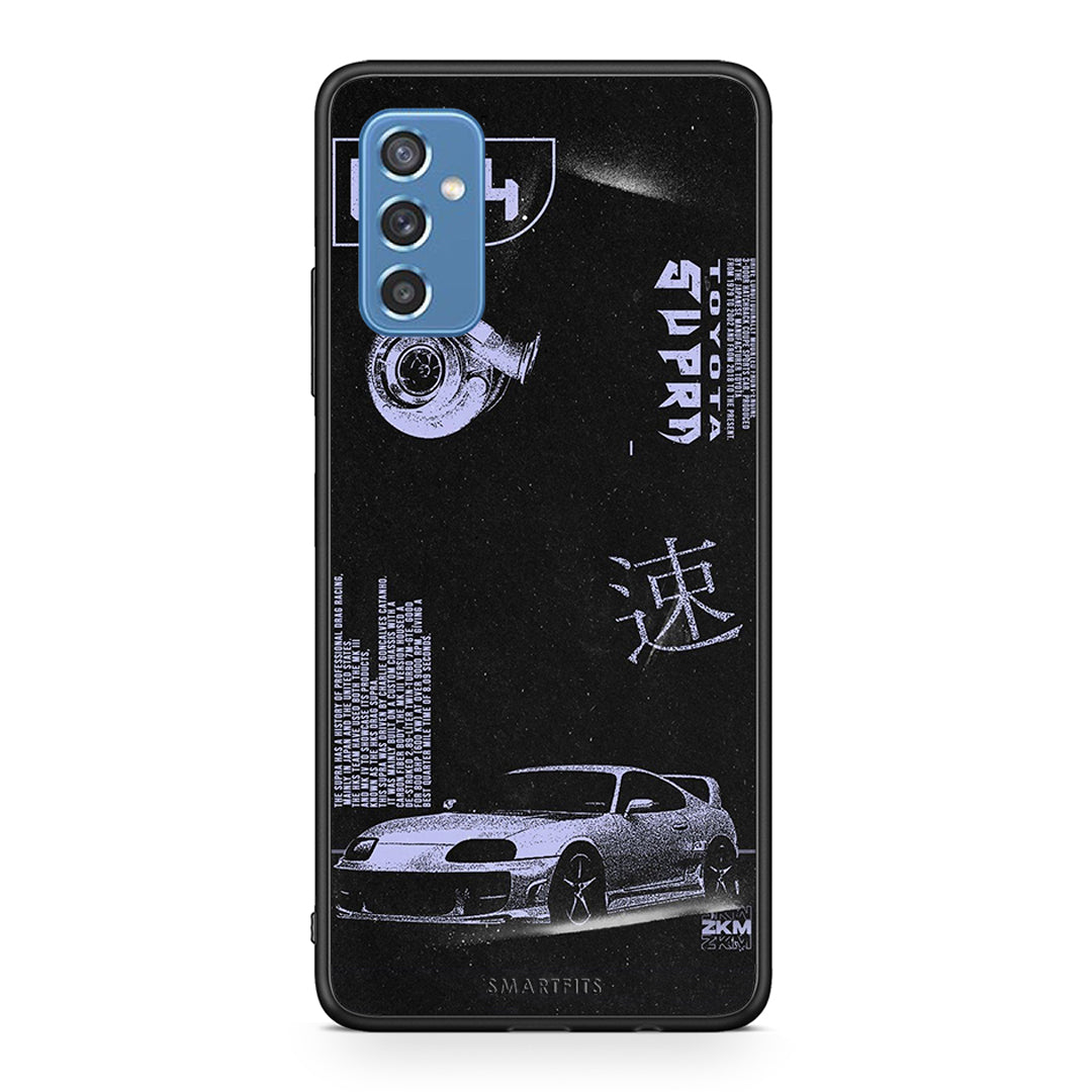 Samsung M52 5G Tokyo Drift Θήκη Αγίου Βαλεντίνου από τη Smartfits με σχέδιο στο πίσω μέρος και μαύρο περίβλημα | Smartphone case with colorful back and black bezels by Smartfits