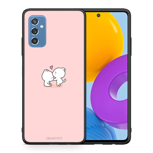 Θήκη Samsung M52 5G Love Valentine από τη Smartfits με σχέδιο στο πίσω μέρος και μαύρο περίβλημα | Samsung M52 5G Love Valentine case with colorful back and black bezels