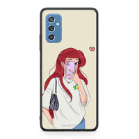 Thumbnail for Samsung M52 5G Walking Mermaid Θήκη από τη Smartfits με σχέδιο στο πίσω μέρος και μαύρο περίβλημα | Smartphone case with colorful back and black bezels by Smartfits