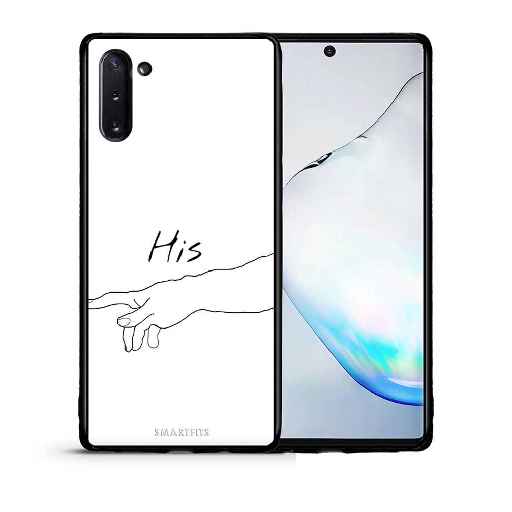 Θήκη Αγίου Βαλεντίνου Samsung Note 10 Aeshetic Love 2 από τη Smartfits με σχέδιο στο πίσω μέρος και μαύρο περίβλημα | Samsung Note 10 Aeshetic Love 2 case with colorful back and black bezels