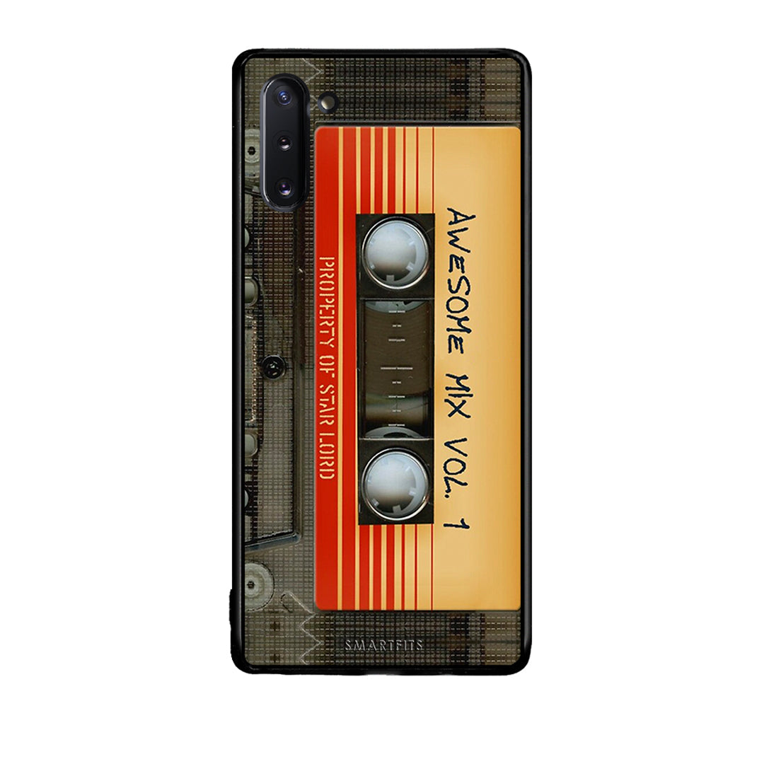 Samsung Note 10 Awesome Mix θήκη από τη Smartfits με σχέδιο στο πίσω μέρος και μαύρο περίβλημα | Smartphone case with colorful back and black bezels by Smartfits