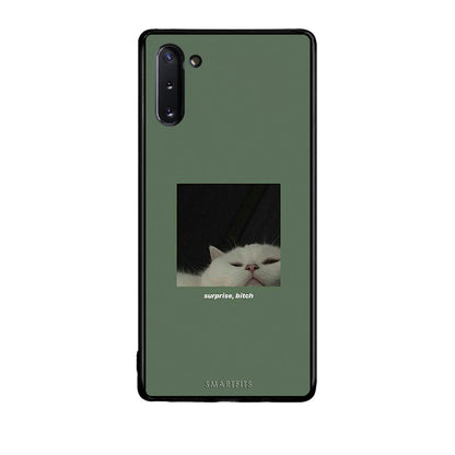 Samsung Note 10 Bitch Surprise θήκη από τη Smartfits με σχέδιο στο πίσω μέρος και μαύρο περίβλημα | Smartphone case with colorful back and black bezels by Smartfits