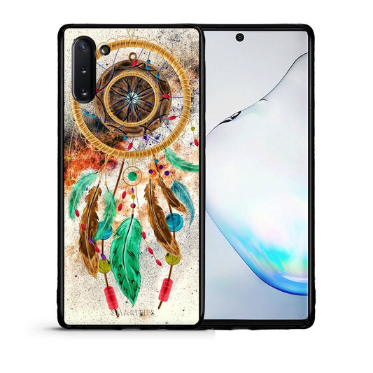 Θήκη Samsung Note 10 DreamCatcher Boho από τη Smartfits με σχέδιο στο πίσω μέρος και μαύρο περίβλημα | Samsung Note 10 DreamCatcher Boho case with colorful back and black bezels