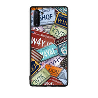 Thumbnail for Samsung Note 10 Car Plates θήκη από τη Smartfits με σχέδιο στο πίσω μέρος και μαύρο περίβλημα | Smartphone case with colorful back and black bezels by Smartfits